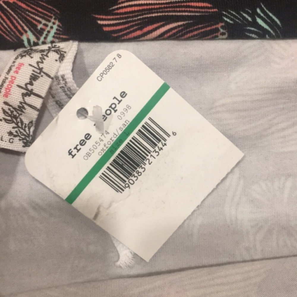 NWT FP Off Shoulder Bodysuit Edge top - Picture 2 of 8